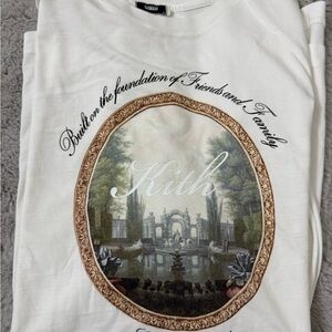 Kith White Tee with Black Script